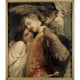 The Falconer by Cremona Tranquillo - 1863 Oil on Canvas Art Print