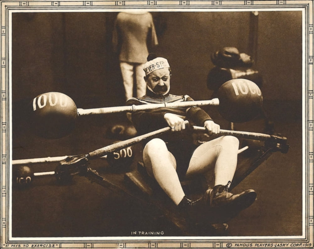 It Pays To Exercise 1918 Movie Lobby Card Print