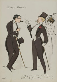 Le Retour à Buenos Aires poster print by Georges Goursat, vibrant Buenos Aires artwork from 1913.