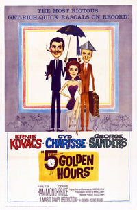 Five Golden Hours movie masterprint poster featuring Ernie Kovacs, Cyd Charisse, and George Sanders.