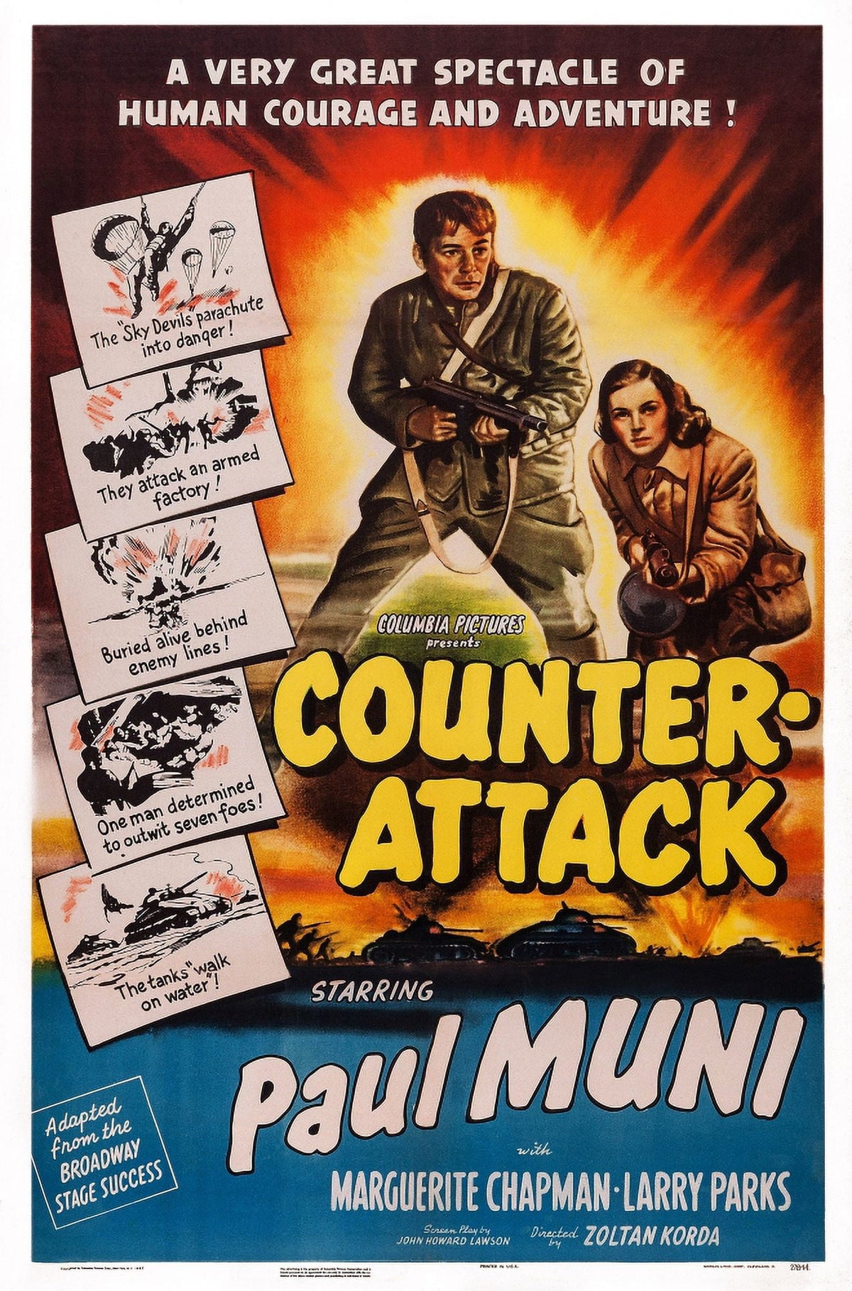 1945 Counter-Attack Movie Masterprint Poster Print