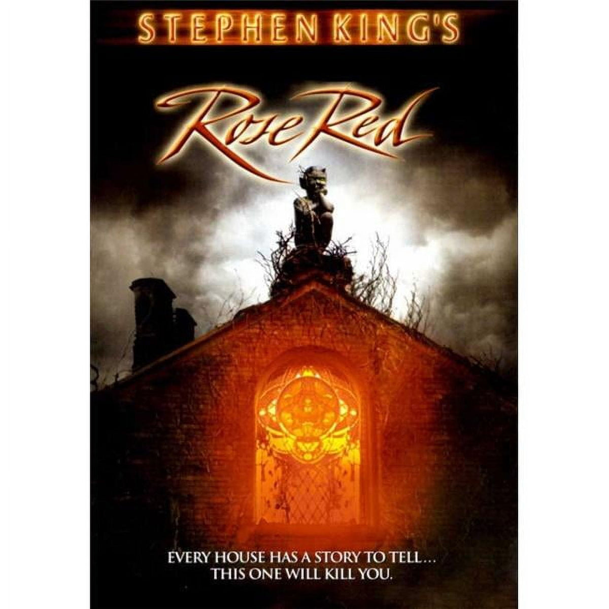 Rose Red Movie Poster Print showcasing suspenseful film art.