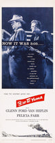 3:10 to Yuma movie insert art print featuring Glenn Ford and Van Heflin.
