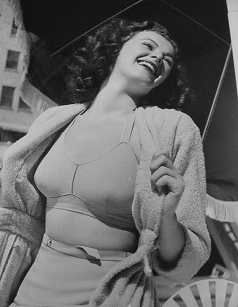 Barbara Hale laughing photo print in multiple sizes.