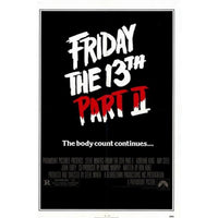 Friday the 13th Part 2 Movie Poster in 11x17 size.