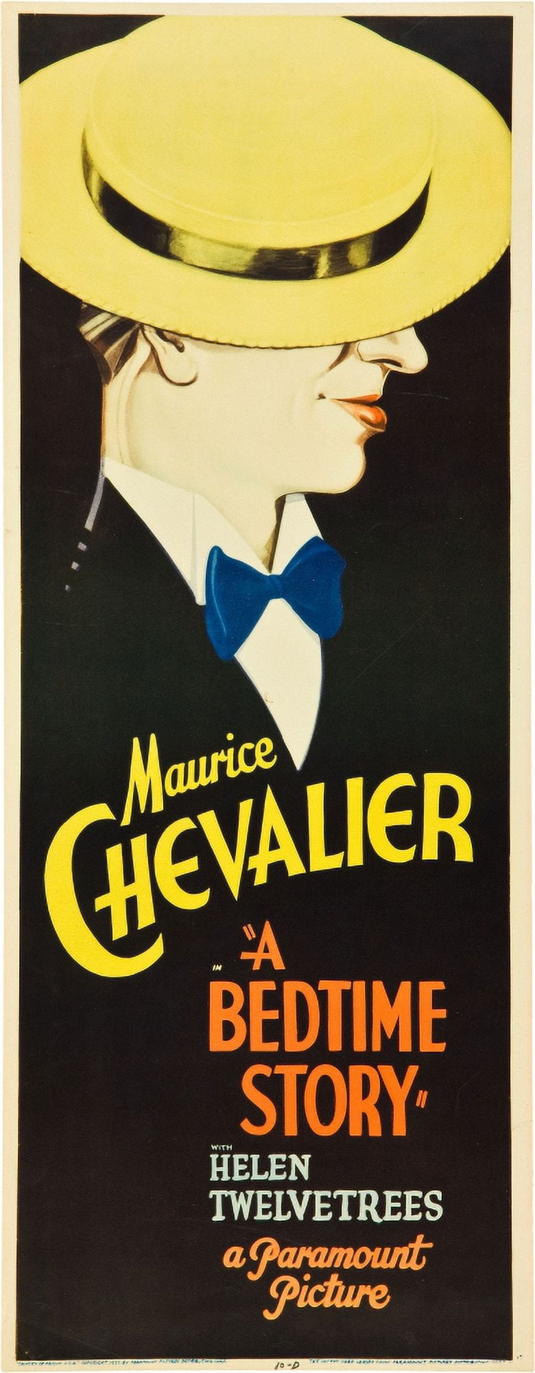 A Bedtime Story 1933 movie masterprint poster print