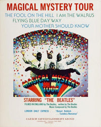 Magical Mystery Tour Movie Poster 11x17 print featuring The Beatles.