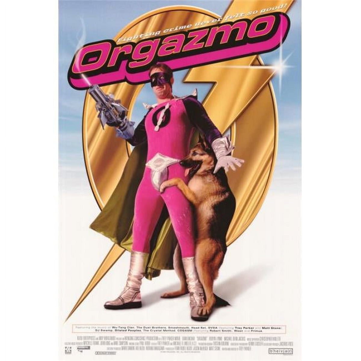Orgazmo Movie Poster Print 27x40 featuring vibrant colors and humor.