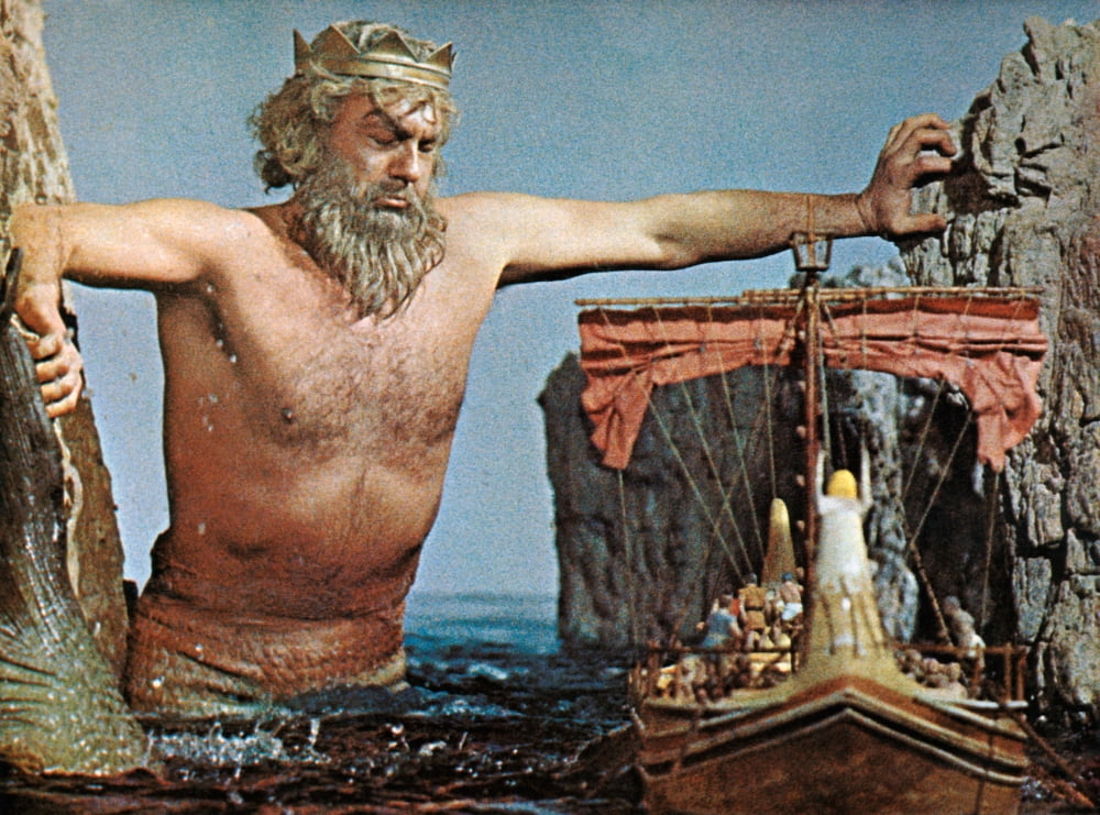 Jason And The Argonauts movie photo print showcasing a classic scene.