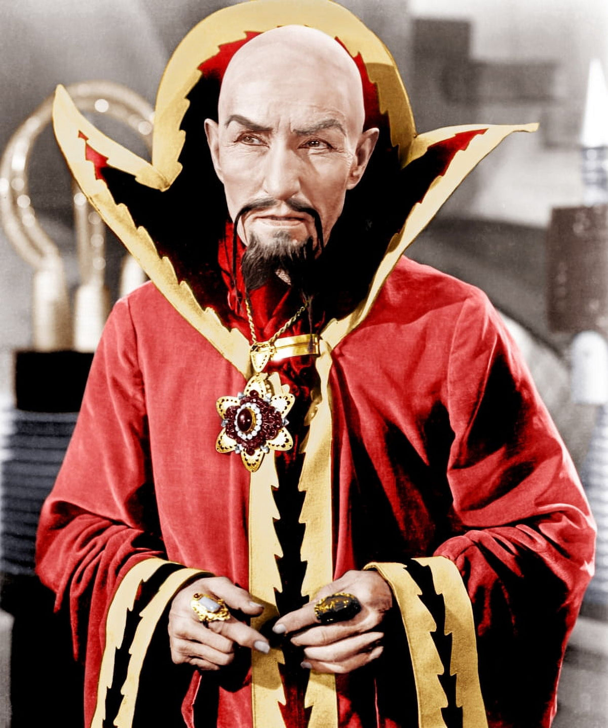 Flash Gordon 1936 Photo Print featuring Charles Middleton as Ming the Merciless