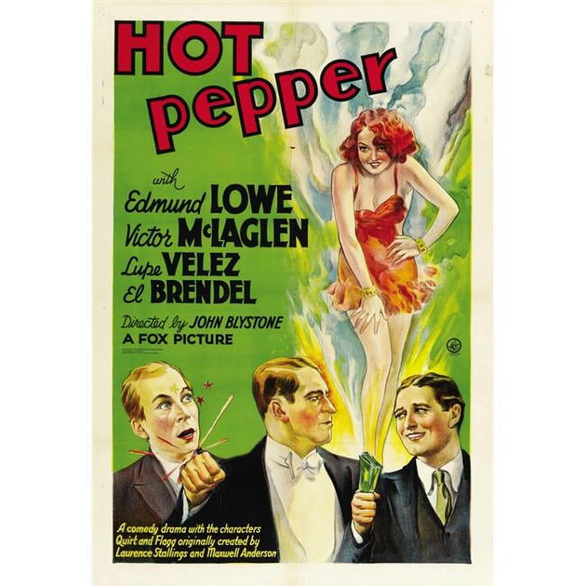 Hot Pepper Movie Poster Print in vibrant colors - 27x40 size.