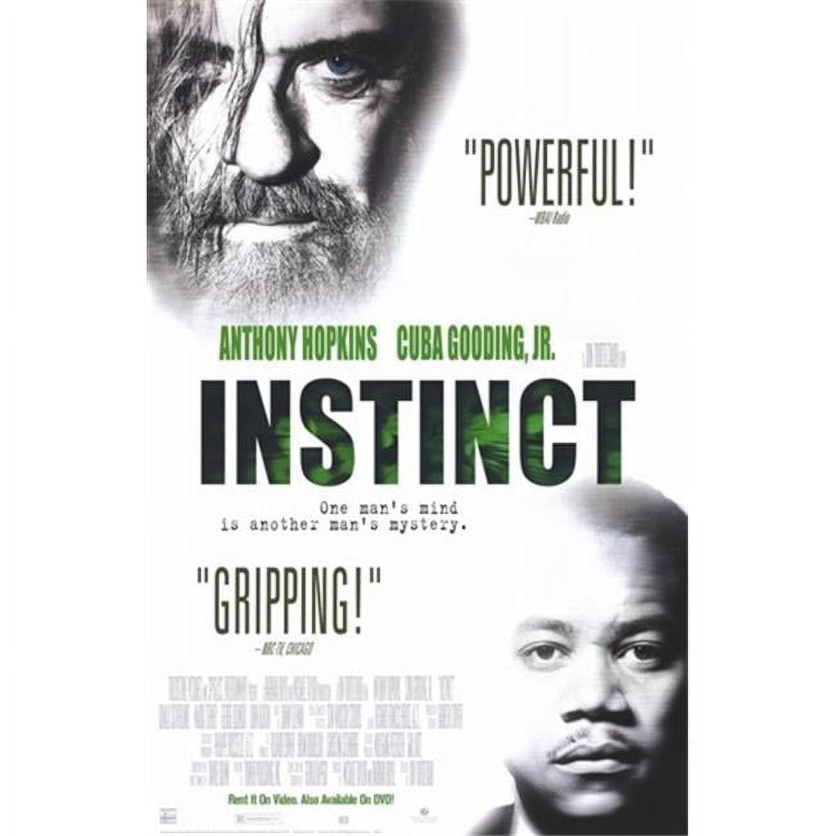 Instinct Movie Poster 11x17 print showcasing dynamic imagery.