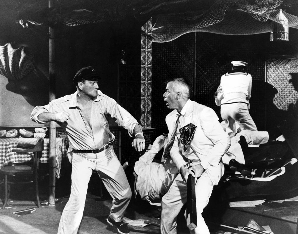 John Wayne and Lee Marvin in Donovans Reef Photo Print