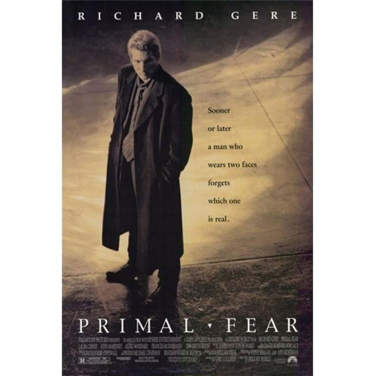 Primal Fear Movie Poster - 11x17 Print showcasing thrilling imagery