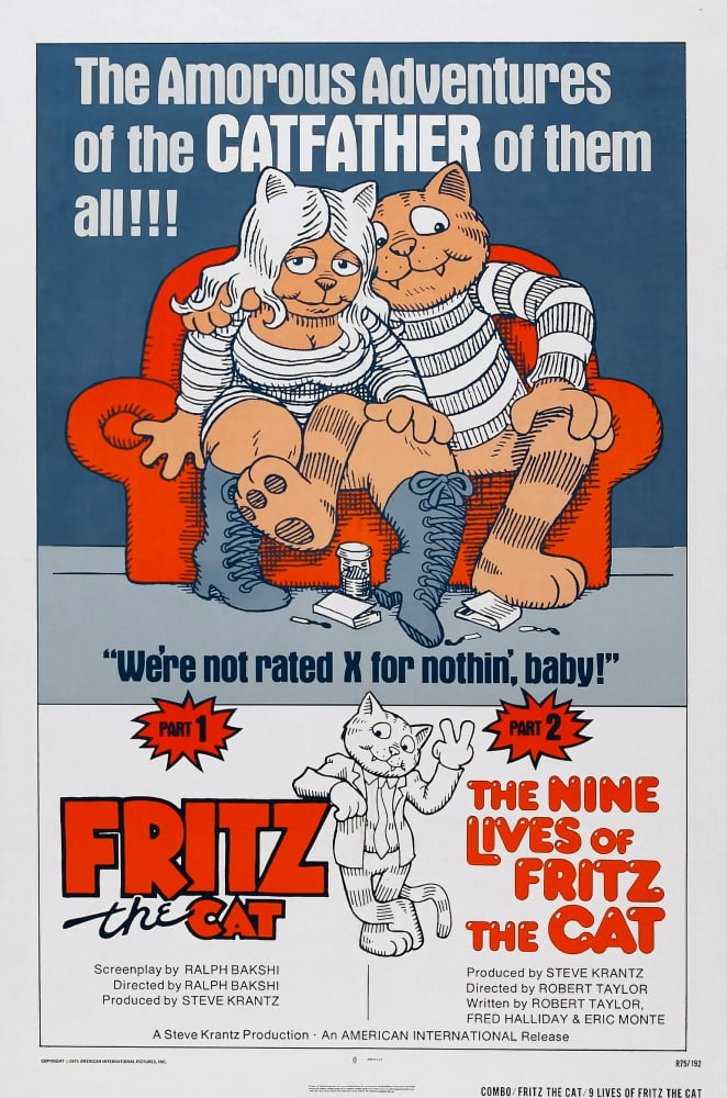 The Nine Lives Movie Masterprint Poster featuring Bertha Fritz The Cat