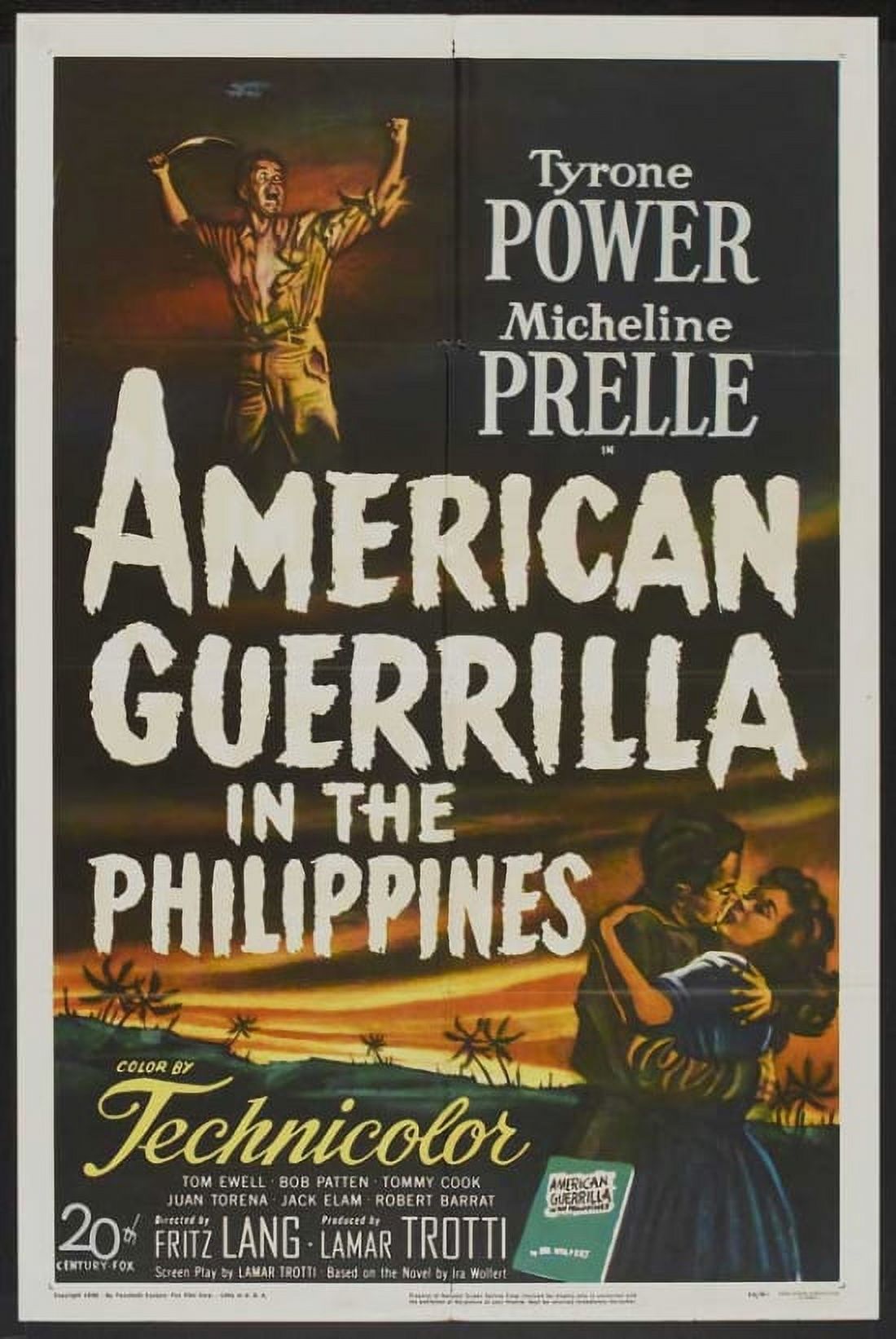 American Guerrilla in the Philippines Movie Poster 11x17