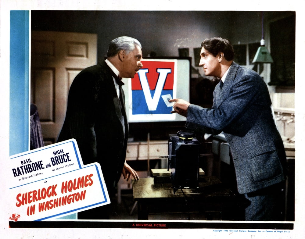 Sherlock Holmes in Washington Movie Masterprint Poster Print