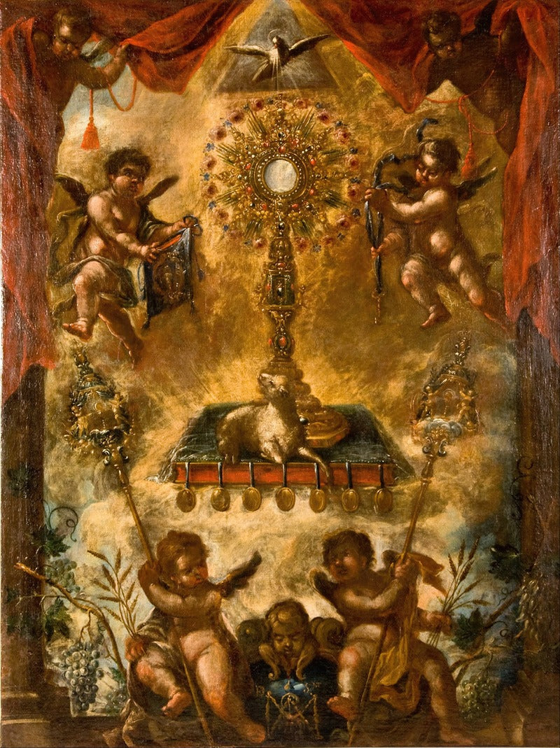 Allegory of the Eucharist poster print by Anonymous, 18x24 inches