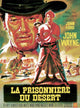 The Searchers movie poster print featuring John Wayne and Natalie Wood, 1956