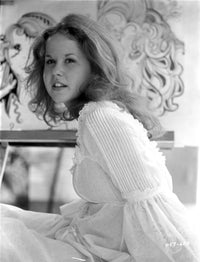 Classic portrait photo print of Linda Blair, perfect for movie fans.