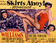 Skirts Ahoy movie masterprint poster featuring Joan Evans, Vivian Blaine, and Esther Williams