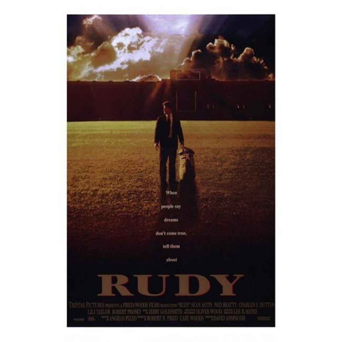 Rudy Movie Poster 11x17 - Inspirational film art