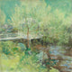 The White Bridge Art Print by John Henry Twachtman showcasing a serene landscape.
