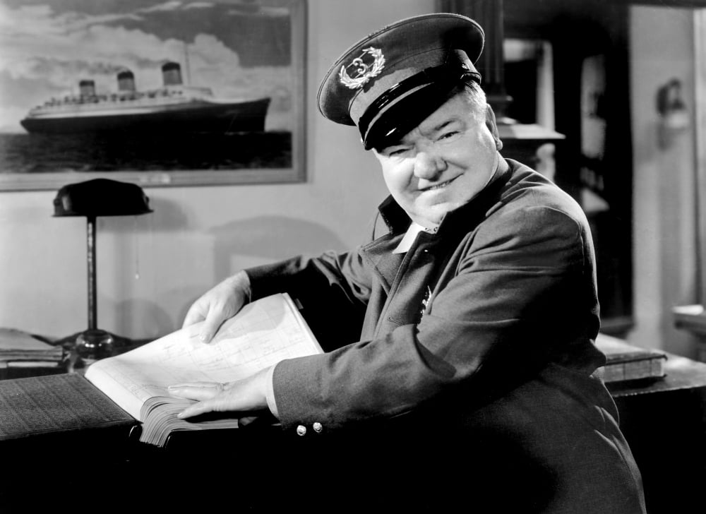 1940 photo print of WC Fields from The Bank Dick, vintage film art.