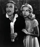 Young Frankenstein photo print featuring Gene Wilder and Teri Garr from the 1974 film.