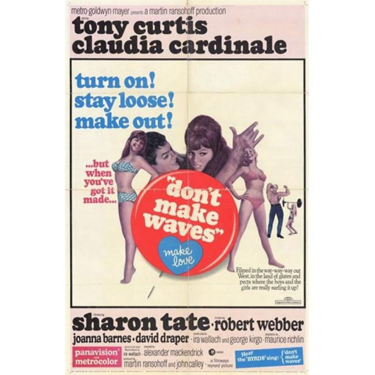 Don't Make Waves Movie Poster 11x17 print