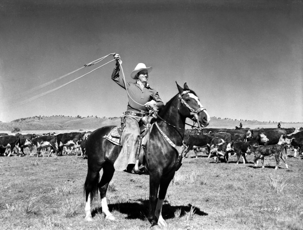 Gene Autry Spinning a Rope Photo Print - Classic Western Photography