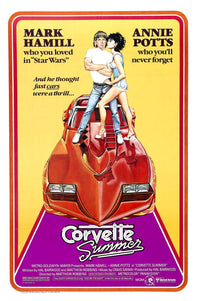 Corvette Summer movie poster featuring Mark Hamill and Annie Potts from the 1978 film.