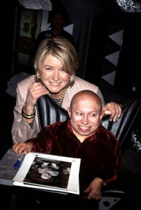Martha Stewart and Verne Troyer at the Natpe Convention Poster Print