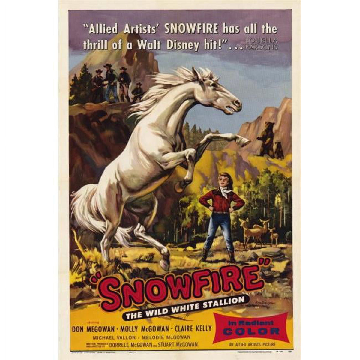 Snowfire Movie Poster Print showcasing vibrant cinema art.