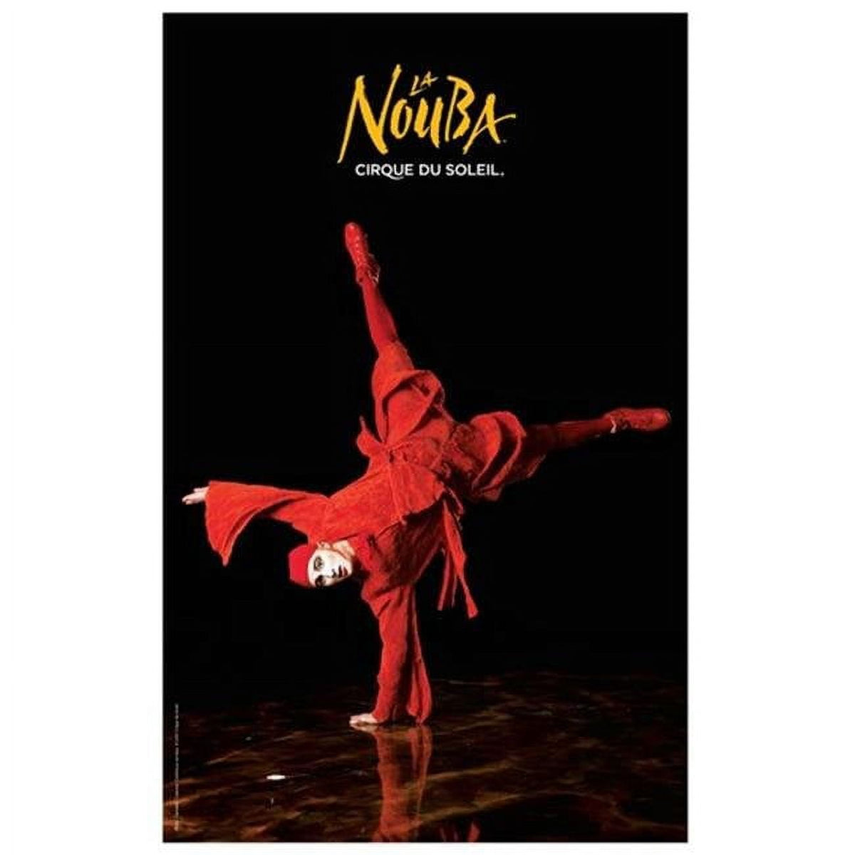 Cirque du Soleil La Nouba movie poster featuring vibrant colors and design.