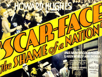 Scarface 1932 movie masterprint poster featuring Paul Muni and classic cast.