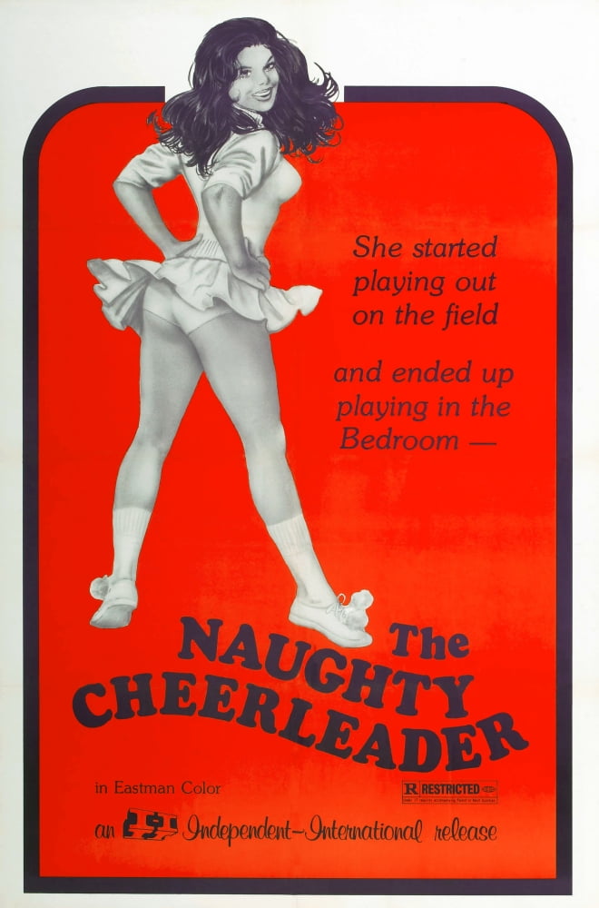 The Naughty Cheerleader movie poster print featuring Barbi Benton, 1970.