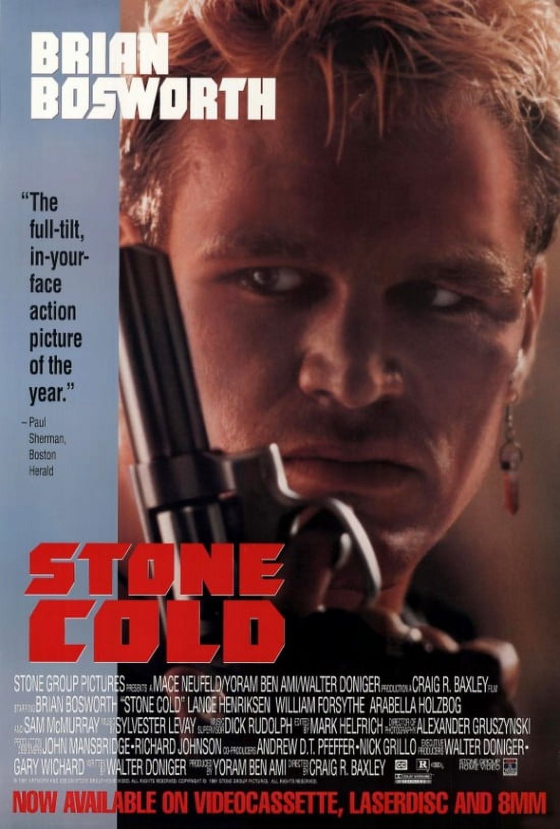Stone Cold Movie Poster Print 27x40 - Premium Quality