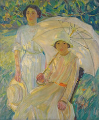 White Sunshade #2 art print by Helen Galloway McNicoll, showcasing a beautiful sunshade.