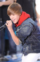 Justin Bieber at NBC Today Show concert print 8x10 by Kristin Callahan