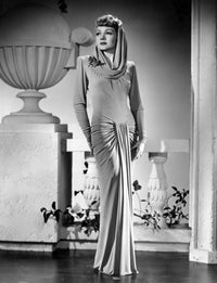 The Palm Beach Story photo print featuring Claudette Colbert from 1942.