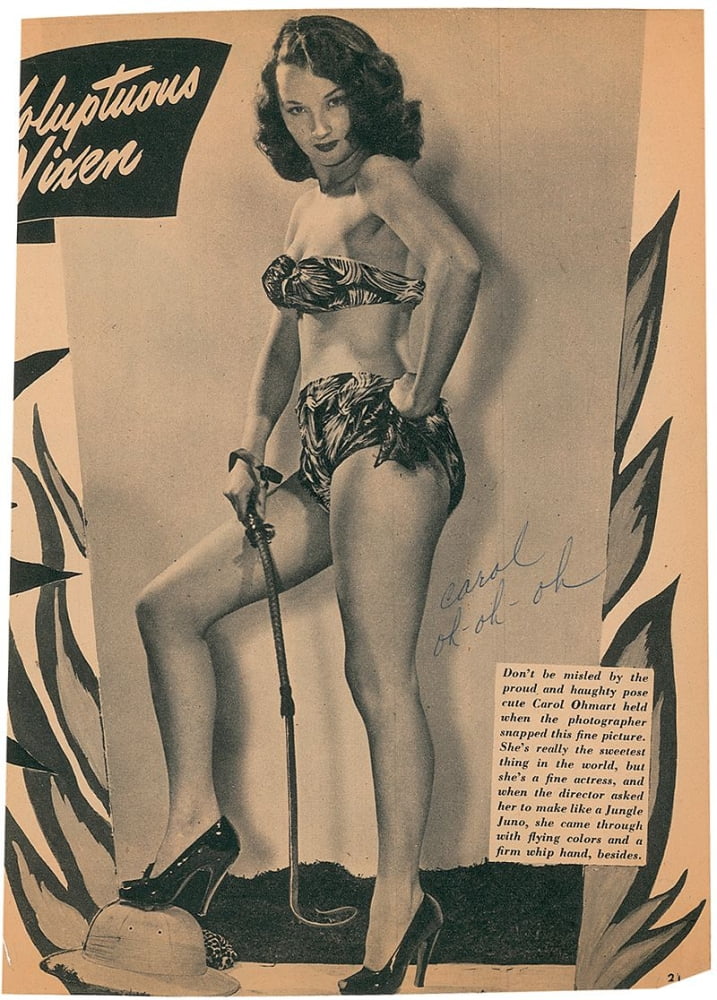 Carol Ohmart Signature Photo Print in multiple sizes