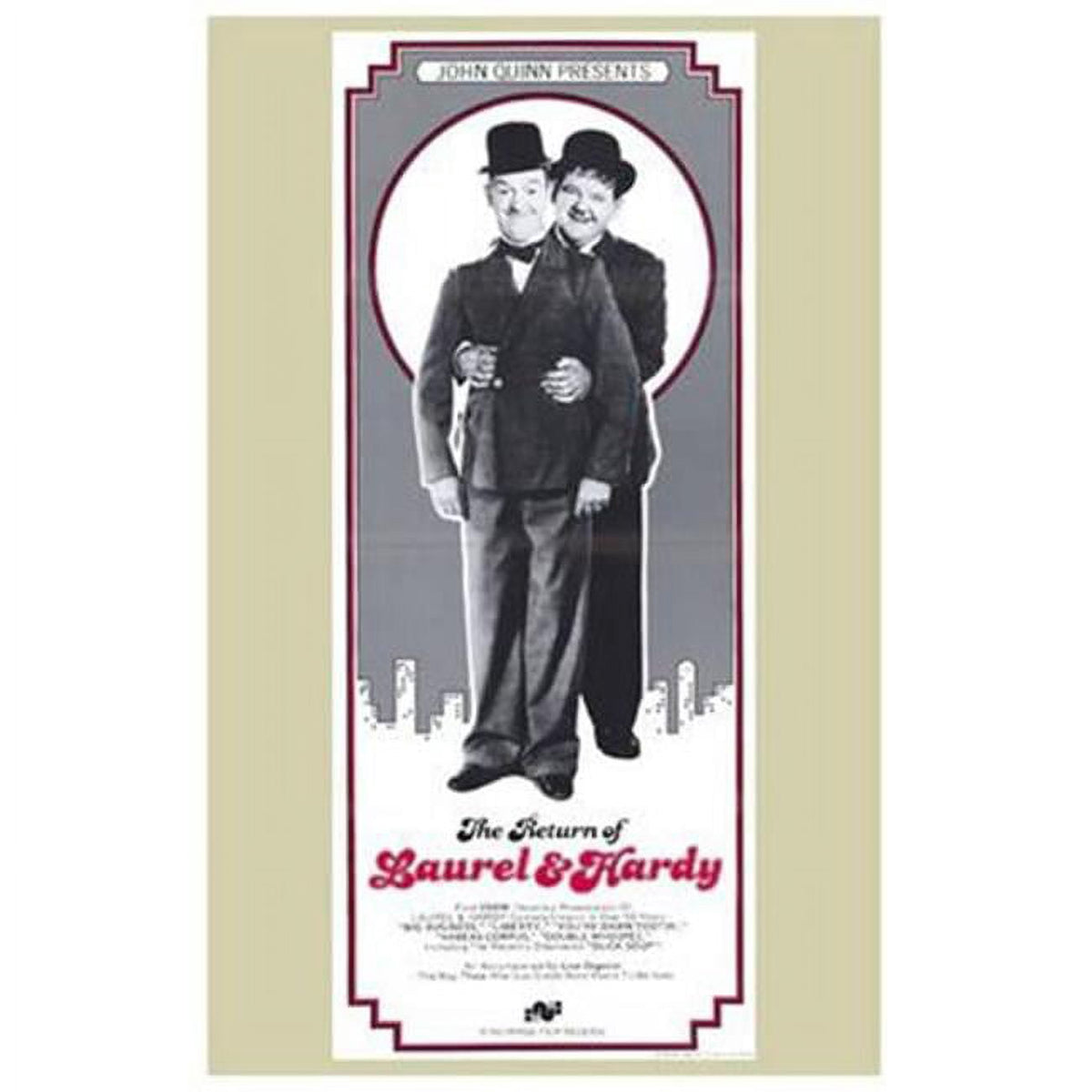 The Return of Laurel and Hardy movie poster 11x17