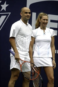 Andre Agassi and Steffi Graf Tennis Photo Print