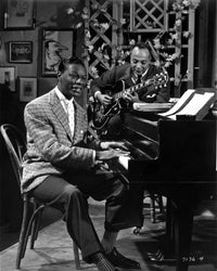 Nat King Cole performing photo print - 8 x 10 and 16 x 20 sizes available.