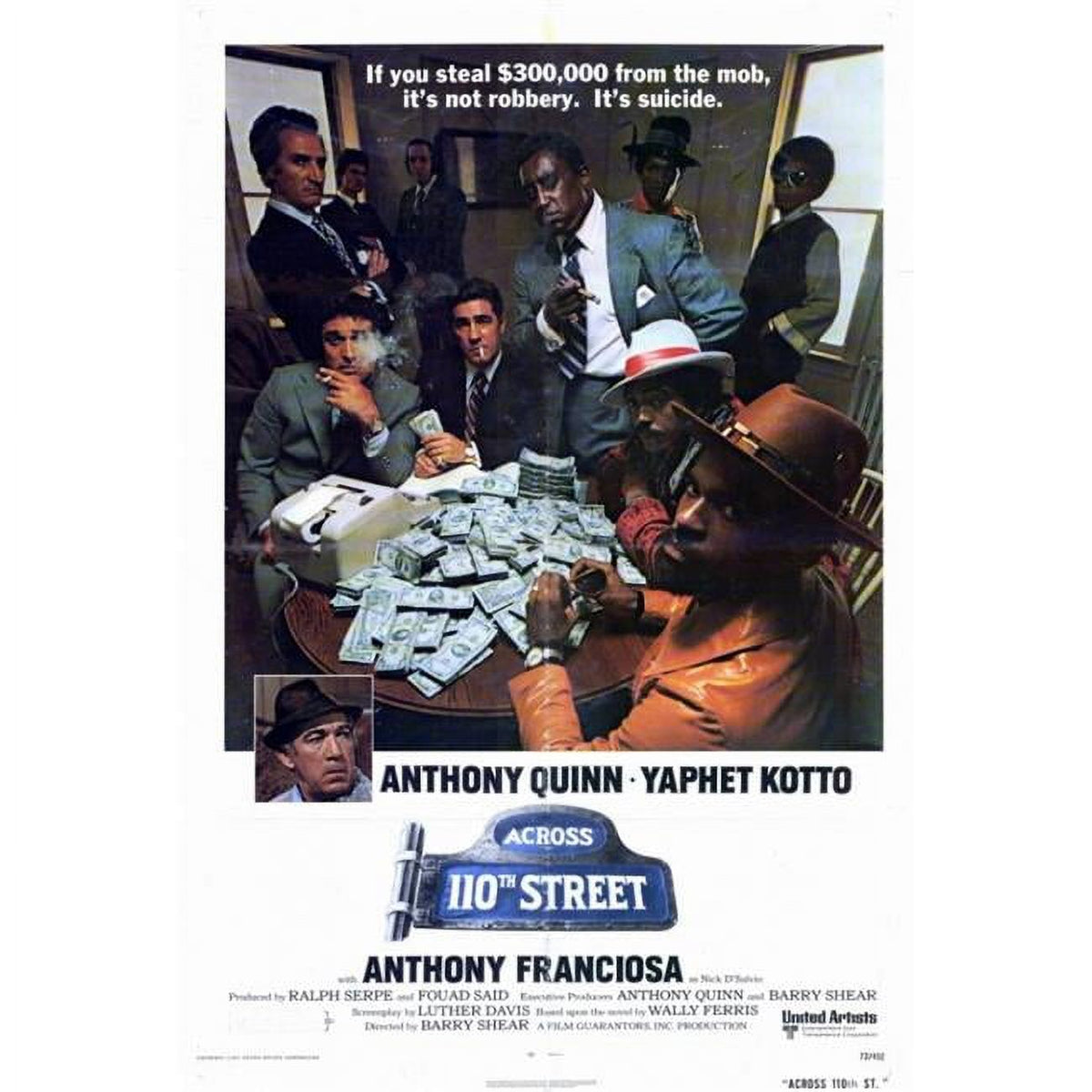 Across 110th Street Movie Poster Print - 27x40