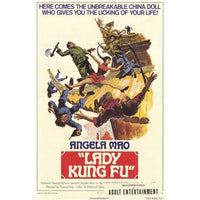 Lady Kung Fu Movie Poster 11x17 print showcasing martial arts action