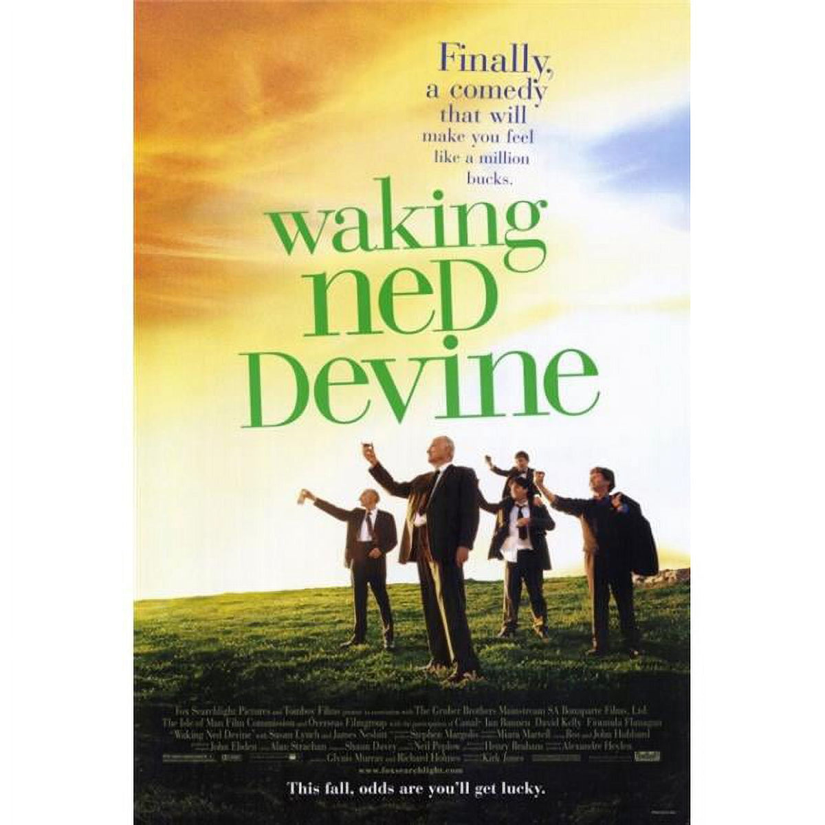 Waking Ned Devine Movie Poster Print 27x40 inches