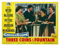 Three Coins in The Fountain movie poster print in 10x8 size.