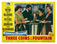 Three Coins in The Fountain movie poster print in 10x8 size.